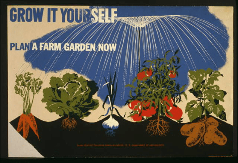 Grow it Yourself Victory Garden Poster