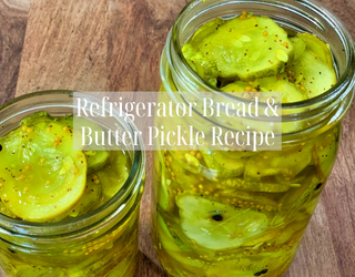 Easy Refrigerator Pickle Recipe for Bread & Butter Pickles