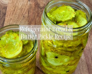 Easy Refrigerator Pickle Recipe for Bread & Butter Pickles