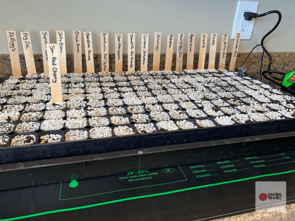 Seed starting tray