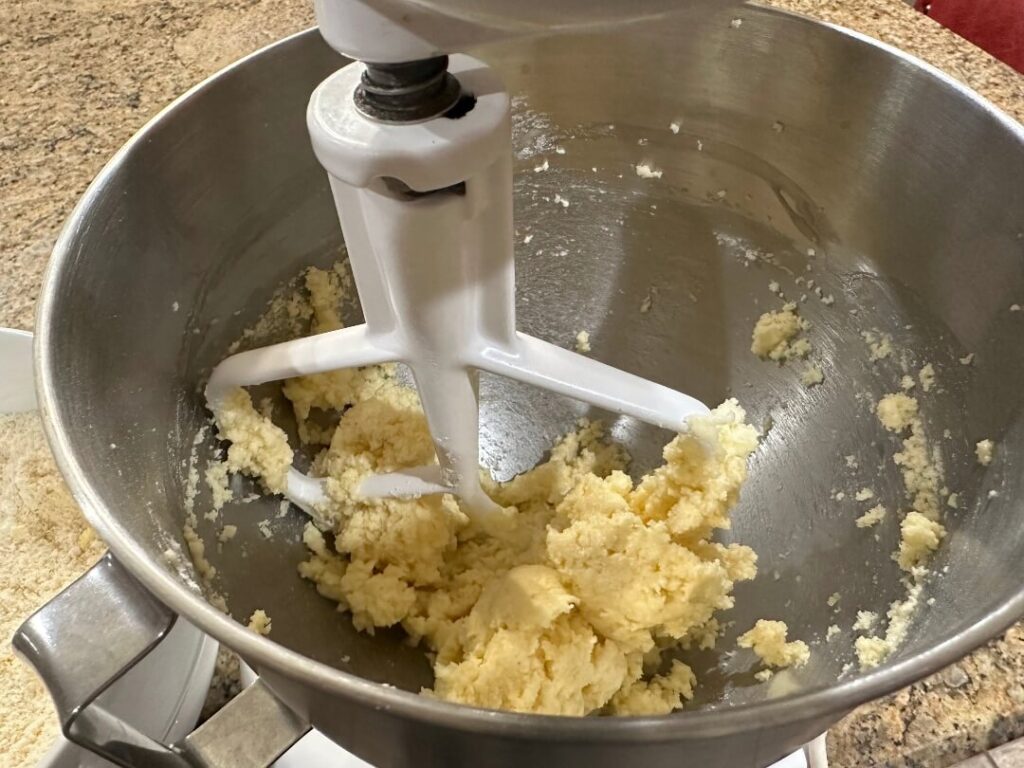 Butter & Sugar in Mixing Bowl