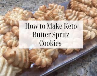 How to Make Keto Butter Spritz Cookies