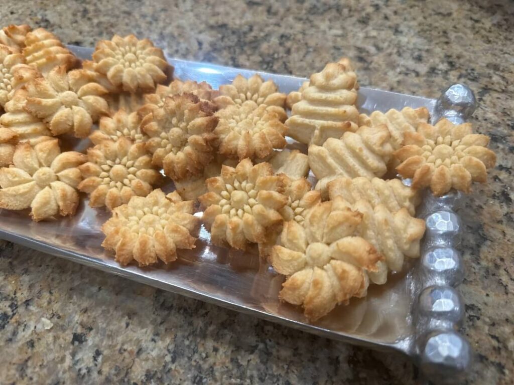 Baked Keto Spritz Cookies