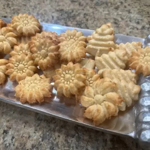 Baked Keto Spritz Cookies