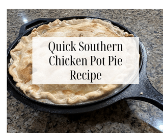 Quick Southern Chicken Pot Pie in a Skillet